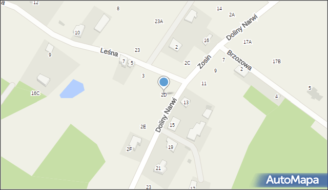 Zosin, Zosin, 2D, mapa Zosin