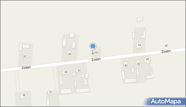 Zosin, Zosin, 41, mapa Zosin