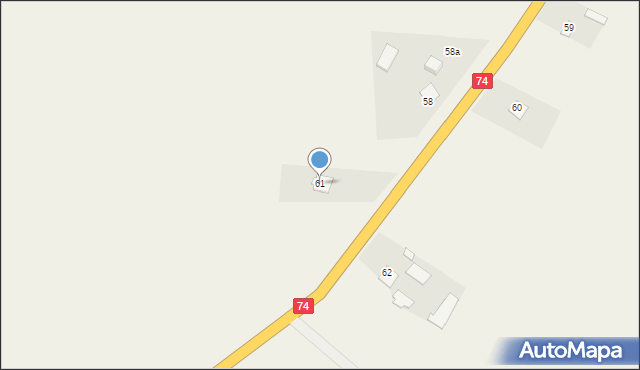 Zosin, Zosin, 61, mapa Zosin