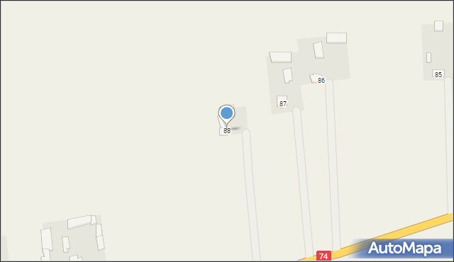 Zosin, Zosin, 88, mapa Zosin