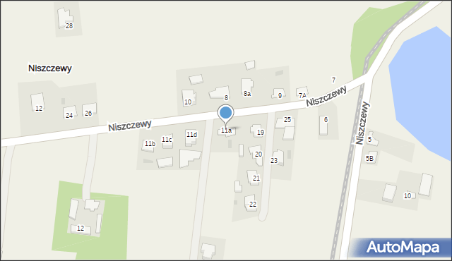 Zosin, Zosin, 11a, mapa Zosin