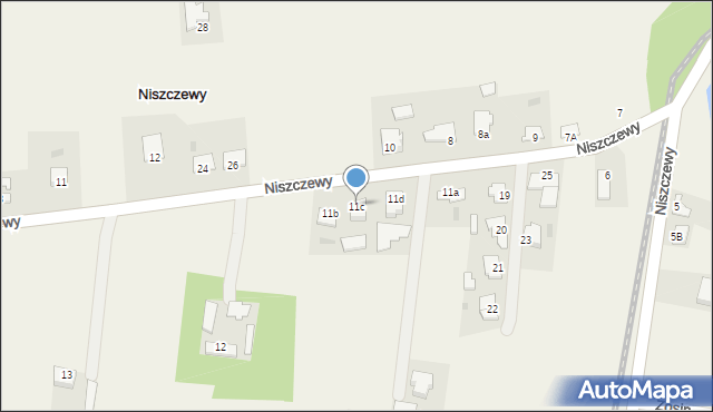 Zosin, Zosin, 11c, mapa Zosin