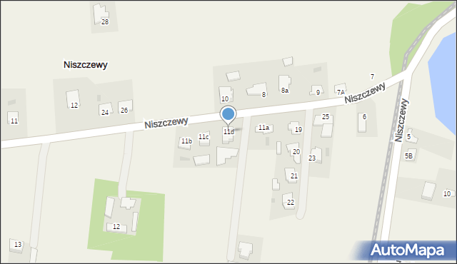 Zosin, Zosin, 11d, mapa Zosin