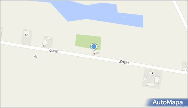 Zosin, Zosin, 5, mapa Zosin