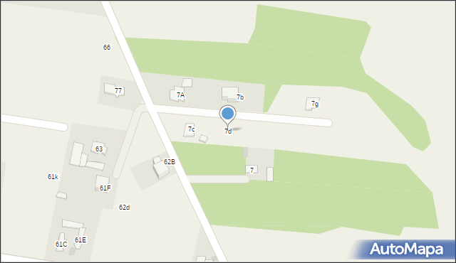 Zosin, Zosin, 7d, mapa Zosin