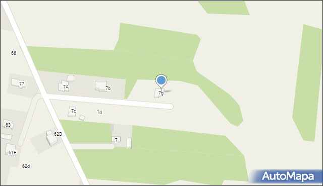 Zosin, Zosin, 7g, mapa Zosin