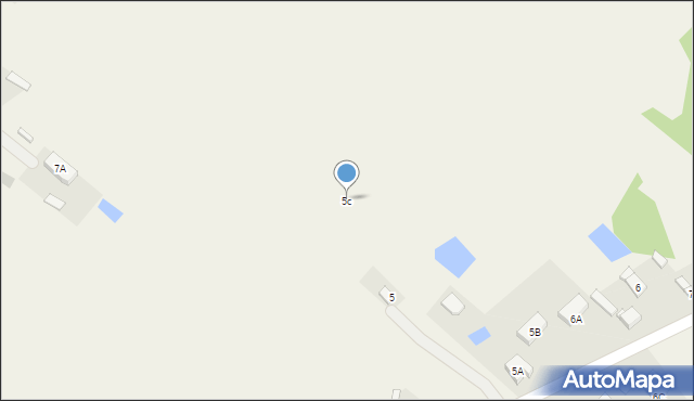 Dobryszyce, Źródlana, 5c, mapa Dobryszyce