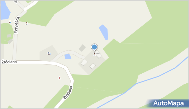Gromadzin, Źródlana, 2, mapa Gromadzin