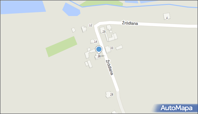 Kłobuck, Źródlana, 18, mapa Kłobuck