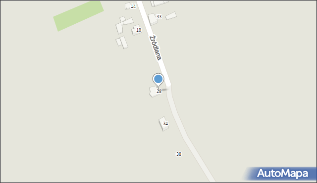 Kłobuck, Źródlana, 28, mapa Kłobuck