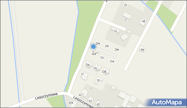 Laszczki, Źródlana, 31a, mapa Laszczki