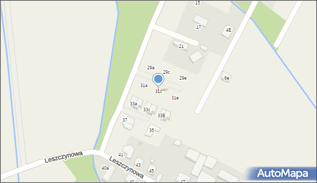 Laszczki, Źródlana, 31c, mapa Laszczki