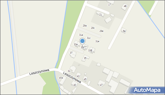Laszczki, Źródlana, 33c, mapa Laszczki