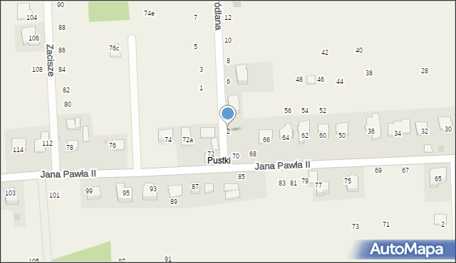 Michałowice, Źródlana, 2, mapa Michałowice