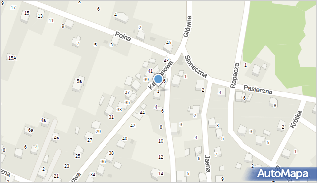 Płoki, Źródlana, 2, mapa Płoki