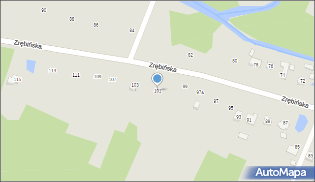 Połaniec, Zrębińska, 101, mapa Połaniec