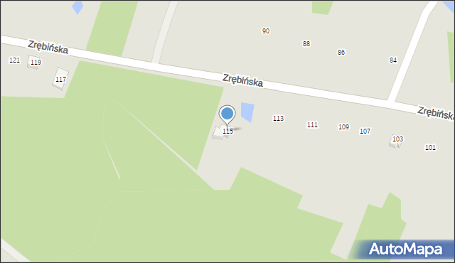 Połaniec, Zrębińska, 115, mapa Połaniec