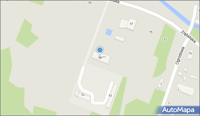 Połaniec, Zrębińska, 59, mapa Połaniec