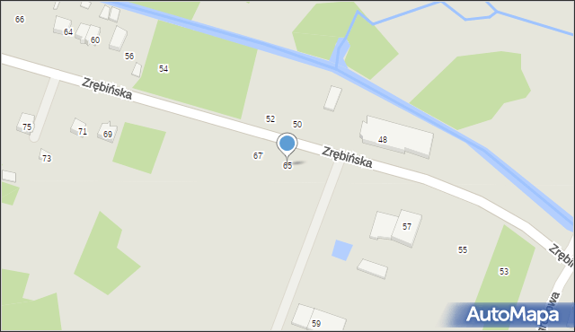 Połaniec, Zrębińska, 65, mapa Połaniec