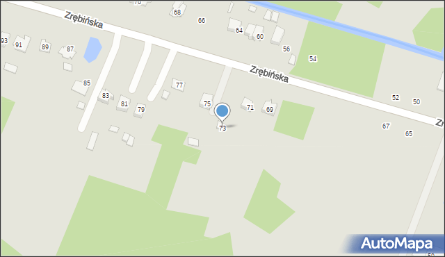 Połaniec, Zrębińska, 73, mapa Połaniec