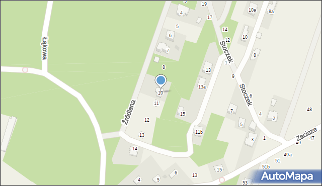 Smardzewice, Źródlana, 10, mapa Smardzewice