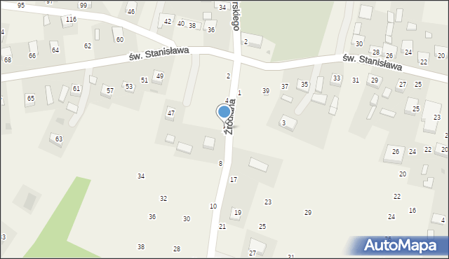 Szczepanów, Źródlana, 6, mapa Szczepanów