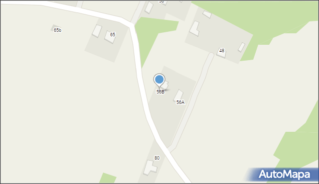 Zrąb, Zrąb, 56B, mapa Zrąb