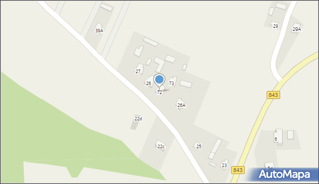 Zrąb, Zrąb, 72, mapa Zrąb