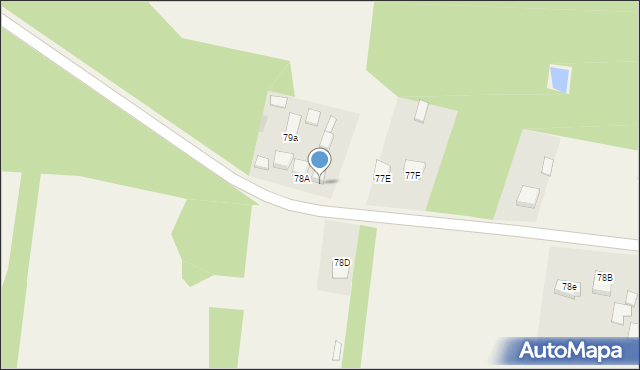 Zrębin, Zrębin, 78c, mapa Zrębin