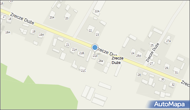 Zrecze Duże, Zrecze Duże, 21d, mapa Zrecze Duże
