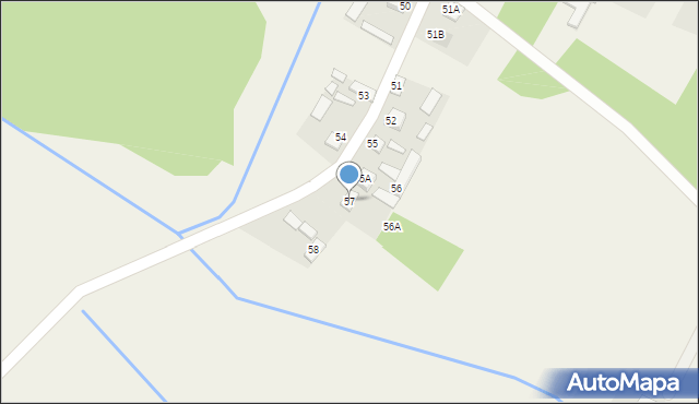 Zrecze Duże, Zrecze Duże, 57, mapa Zrecze Duże