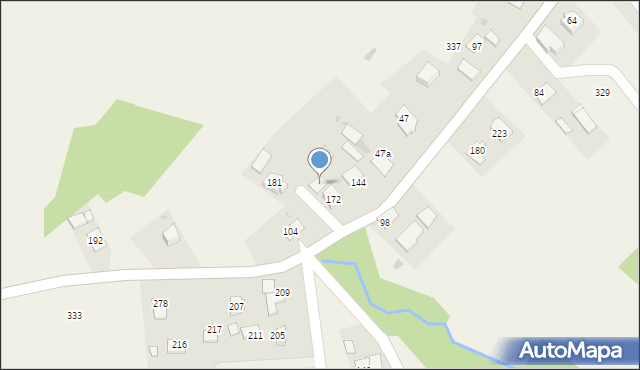 Zręczyce, Zręczyce, 172a, mapa Zręczyce