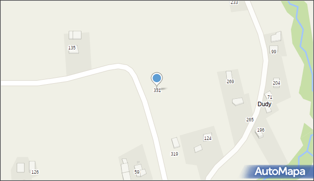 Zręczyce, Zręczyce, 331, mapa Zręczyce