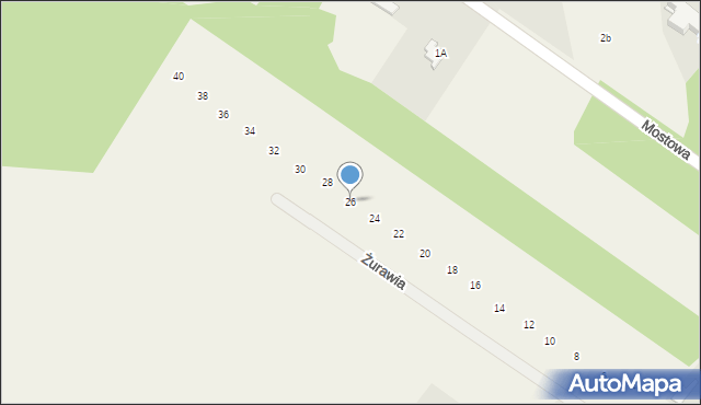 Aleksandria Druga, Żurawia, 26, mapa Aleksandria Druga