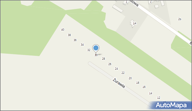 Aleksandria Druga, Żurawia, 30, mapa Aleksandria Druga