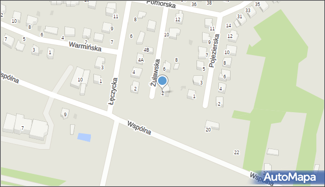 Bełchatów, Żuławska, 2, mapa Bełchatów