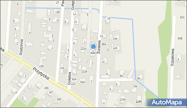 Bielicha, Żurawia, 5, mapa Bielicha