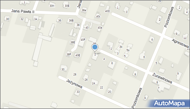 Bilcza, Żurawinowa, 2, mapa Bilcza