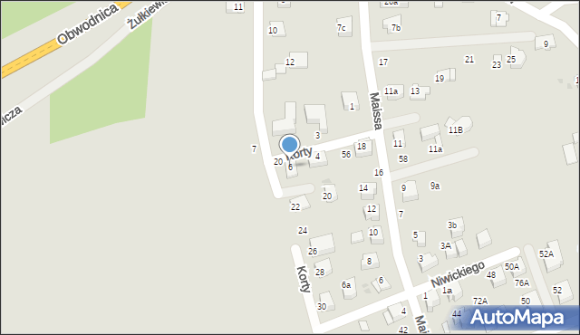 Bochnia, Żułkiewicza Michała, 6, mapa Bochni