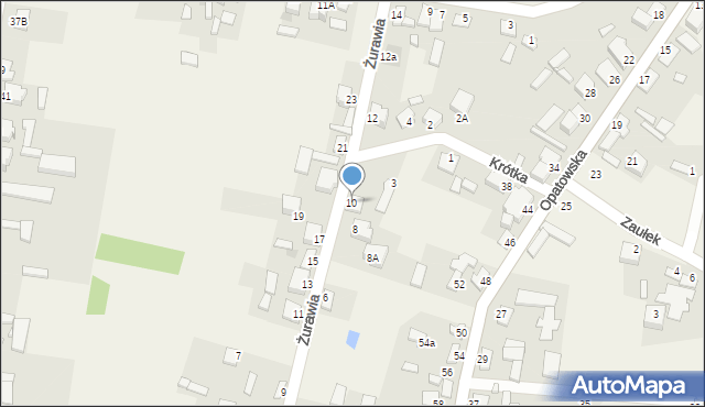 Bodzechów, Żurawia, 10, mapa Bodzechów