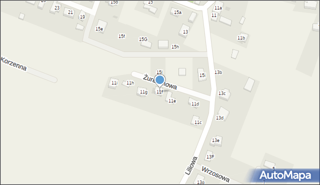 Borek, Żurawinowa, 5, mapa Borek