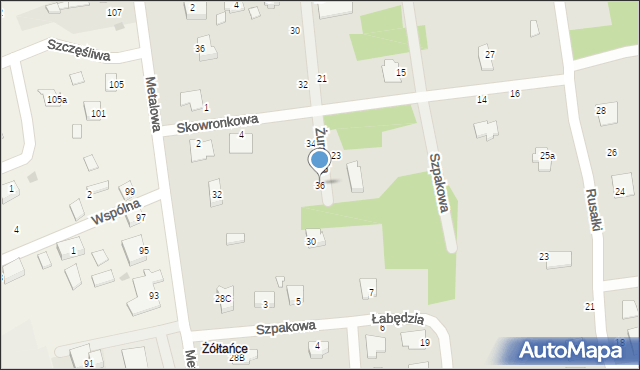 Chełm, Żurawia, 36, mapa Chełma