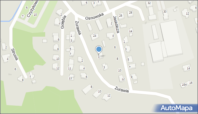 Chełmno, Żurawia, 1, mapa Chełmno