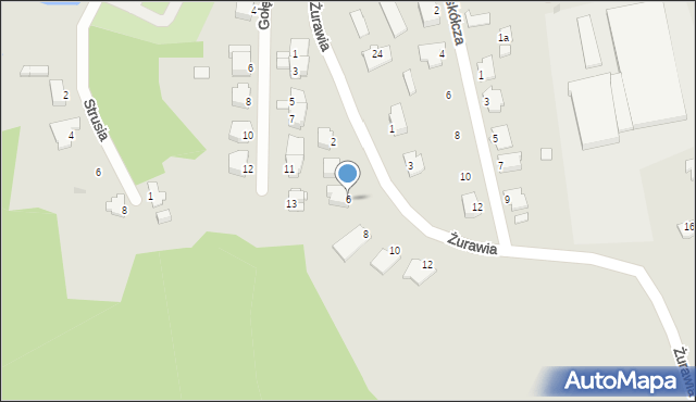 Chełmno, Żurawia, 6, mapa Chełmno