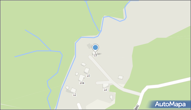 Chrzanów, Żurawiec, 13, mapa Chrzanów