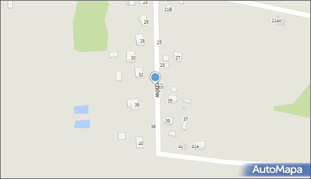 Częstochowa, Zuchów, 34, mapa Częstochowy