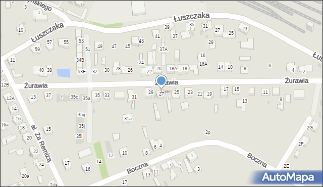 Dąbrowa Górnicza, Żurawia, 27, mapa Dąbrowa Górnicza