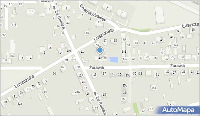 Dąbrowa Górnicza, Żurawia, 40, mapa Dąbrowa Górnicza