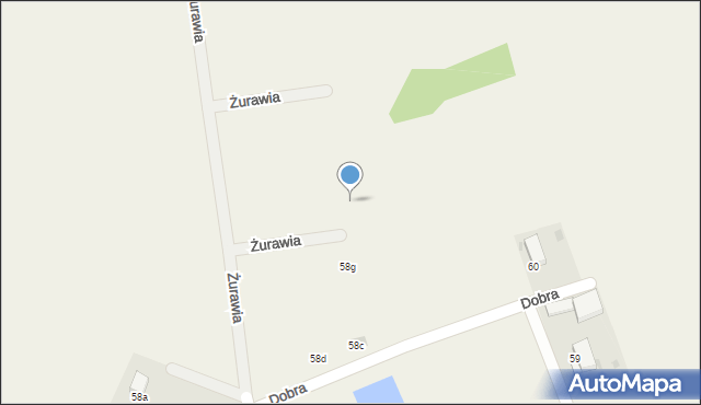 Dobra, Żurawia, 8, mapa Dobra