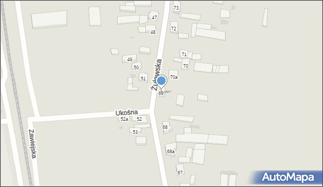 Gdańsk, Żuławska, 69, mapa Gdańska